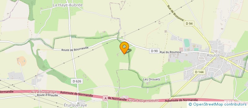 localisation de l'entreprise MONSIEUR OLGA DELAMARE  HAUVILLE