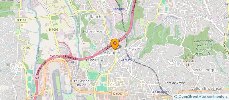 localisation de l'entreprise MONSIEUR OLGA POIANA à CANNES