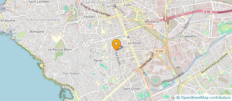 localisation de l'entreprise MONSIEUR OLIMPIU PAUL à MARSEILLE