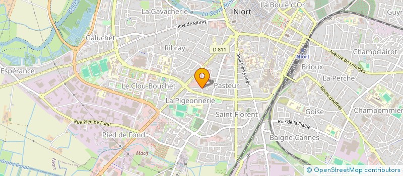 localisation de l'entreprise MONSIEUR OLIVA RAKOTONIAINA  NIORT