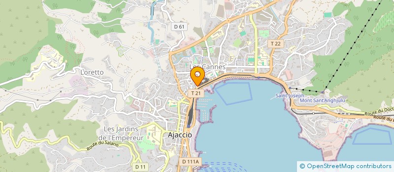 localisation de l'entreprise MONSIEUR OLIVEIRA JOAO  AJACCIO