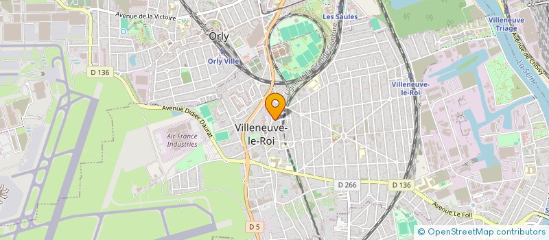 localisation de l'entreprise MONSIEUR OLIVEIRA MATHEUS HENRIQUE  VILLENEUVE-LE-ROI