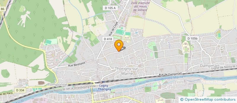 localisation de l'entreprise MONSIEUR OLIVEIRA RUI DOS SANTOS  THORIGNY-SUR-MARNE