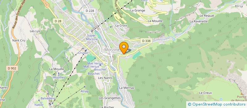 localisation de l'entreprise MONSIEUR OLIVER BARNES  MORZINE