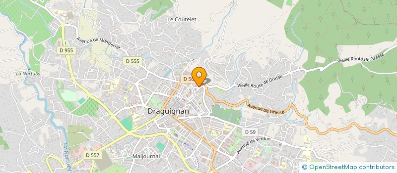 localisation de l'entreprise MONSIEUR OLIVER BECKER  DRAGUIGNAN