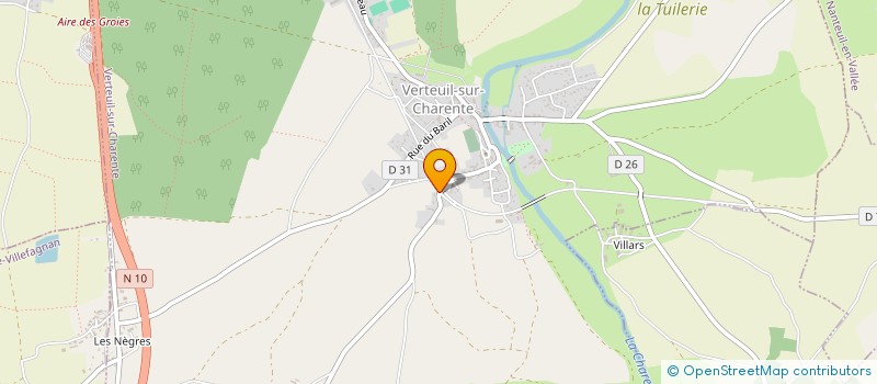 localisation de l'entreprise MONSIEUR OLIVER CROUTER à VERTEUIL-SUR-CHARENTE