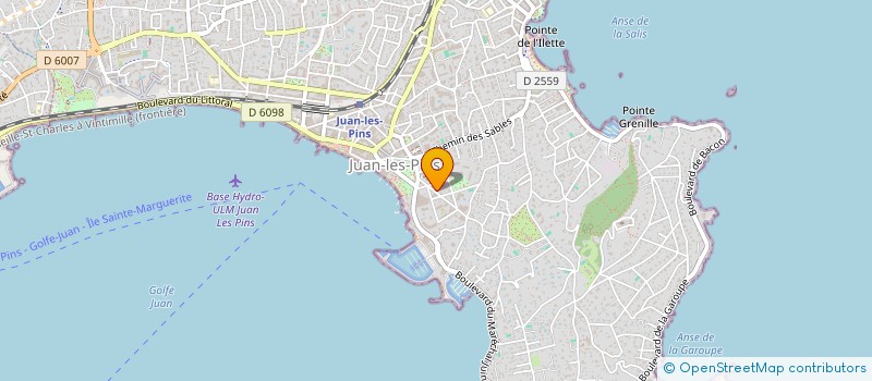 localisation de l'entreprise MONSIEUR OLIVER DAMKO  ANTIBES