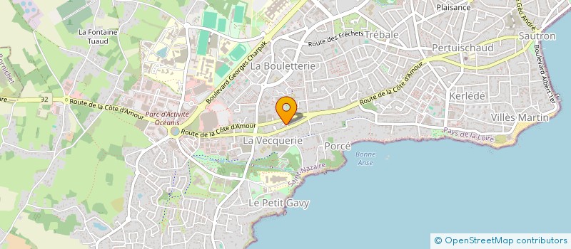 localisation de l'entreprise MONSIEUR OLIVER FESQUET  SAINT-NAZAIRE