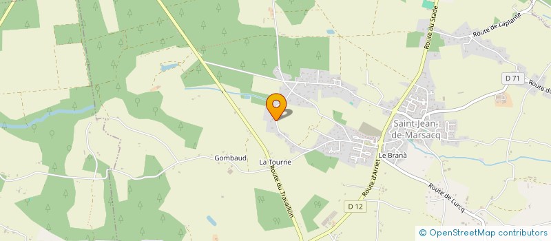 localisation de l'entreprise MONSIEUR OLIVER FITZJONES  SAINT-JEAN-DE-MARSACQ