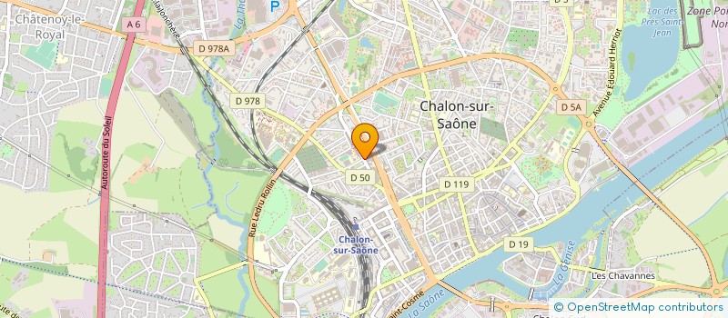 localisation de l'entreprise MONSIEUR OLIVER HENRY à CHALON-SUR-SAONE