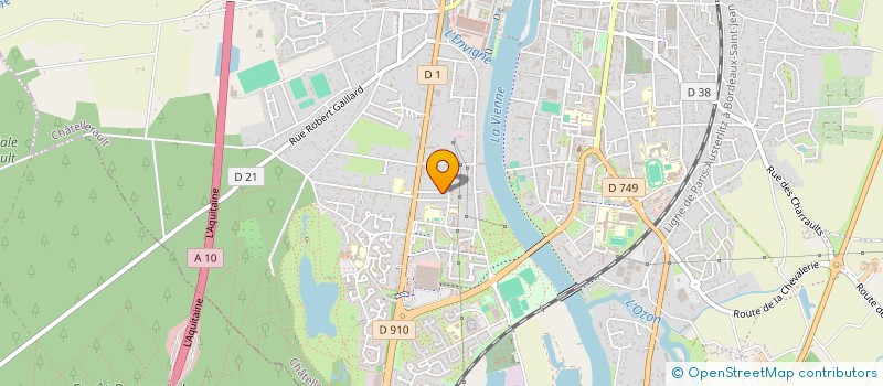 localisation de l'entreprise MONSIEUR OLIVER MARTINOVIC  CHATELLERAULT