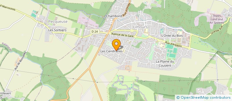 localisation de l'entreprise MONSIEUR OLIVER MCGEORGE  LIMOURS