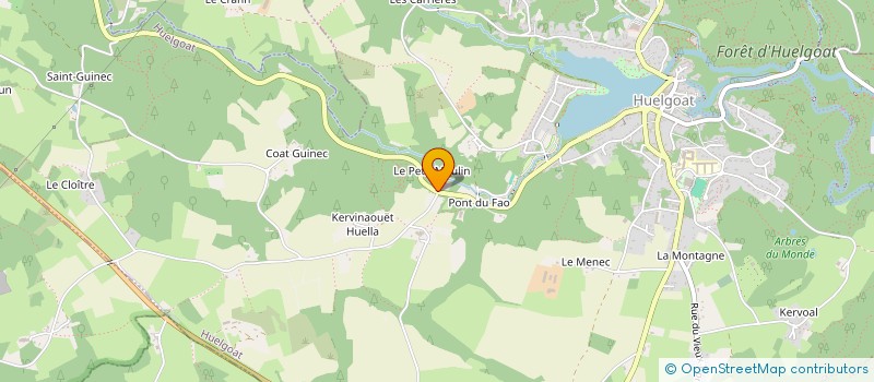 localisation de l'entreprise MONSIEUR OLIVER PALKO à HUELGOAT