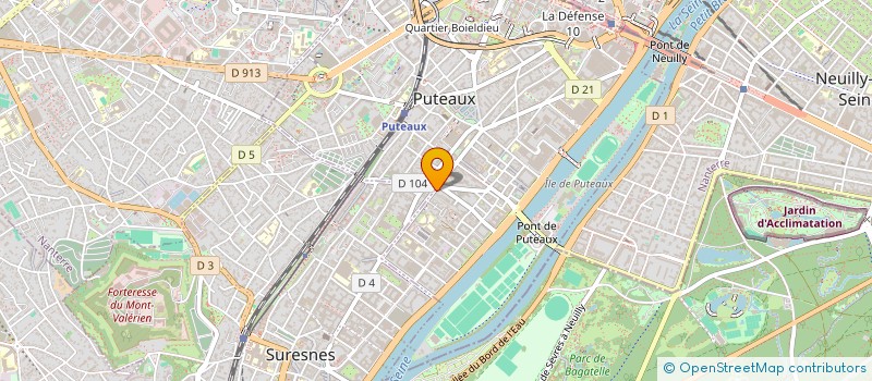 localisation de l'entreprise MONSIEUR OLIVER PEUCELLE  PUTEAUX