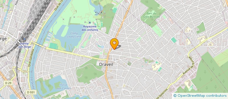 localisation de l'entreprise MONSIEUR OLIVER PRIAN à DRAVEIL