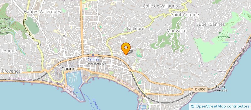 localisation de l'entreprise MONSIEUR OLIVER RANNJE à CANNES