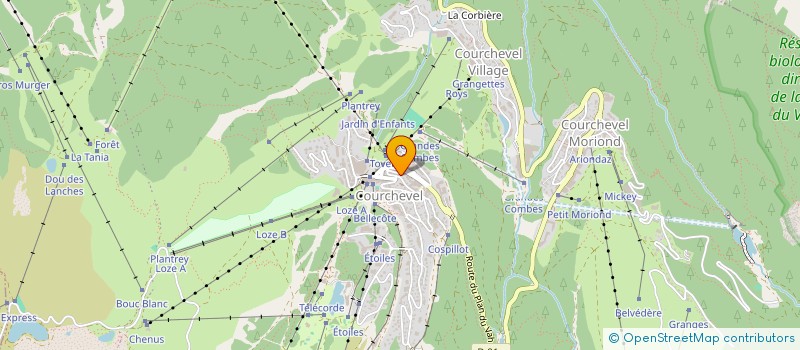 localisation de l'entreprise MONSIEUR OLIVER ROBINSON à COURCHEVEL