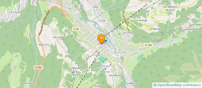 localisation de l'entreprise MONSIEUR OLIVER SPRINGATE  MORZINE