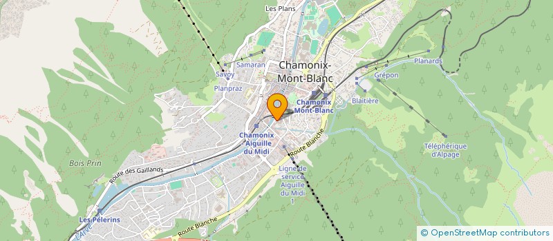 localisation de l'entreprise MONSIEUR OLIVER STEWART  CHAMONIX-MONT-BLANC