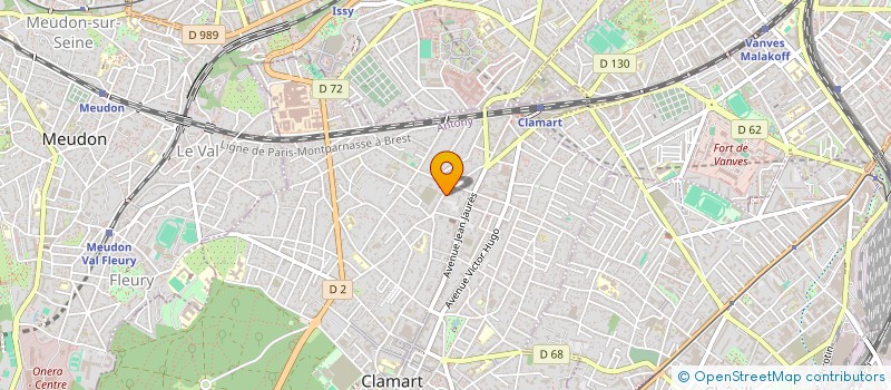 localisation de l'entreprise MONSIEUR OLIVIER ABBOU à CLAMART