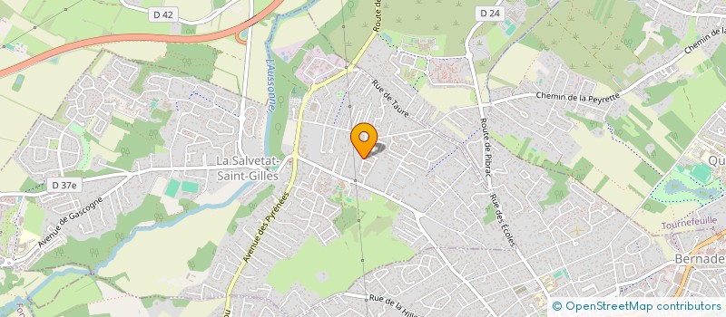localisation de l'entreprise MONSIEUR OLIVIER ABENZOAR  LA SALVETAT-SAINT-GILLES