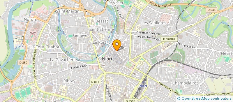 localisation de l'entreprise MONSIEUR OLIVIER ABITEBOUL à NIORT