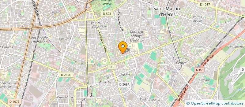 localisation de l'entreprise MONSIEUR OLIVIER ABOU ATTOUMANI  GRENOBLE