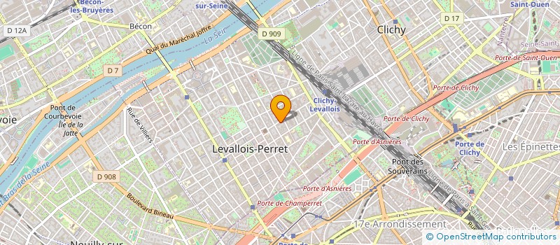 localisation de l'entreprise MONSIEUR OLIVIER ADEYE à LEVALLOIS-PERRET