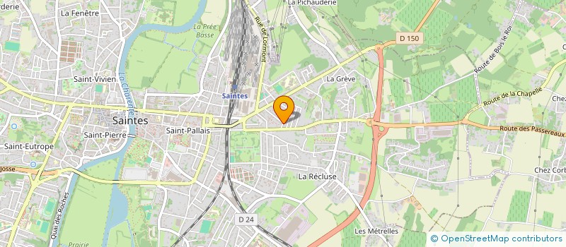 localisation de l'entreprise MONSIEUR OLIVIER ADNOT  SAINTES