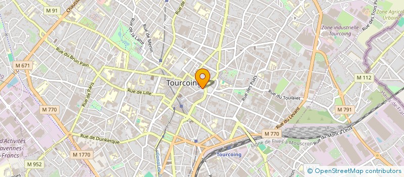 localisation de l'entreprise MONSIEUR OLIVIER ADRIANSEN  TOURCOING