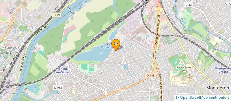 localisation de l'entreprise MONSIEUR OLIVIER AGNIEL  VIGNEUX-SUR-SEINE