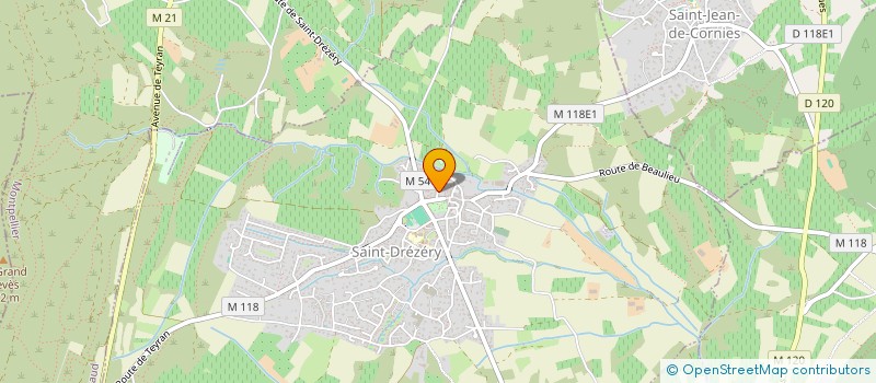 localisation de l'entreprise MONSIEUR OLIVIER AGUILA  SAINT-DREZERY