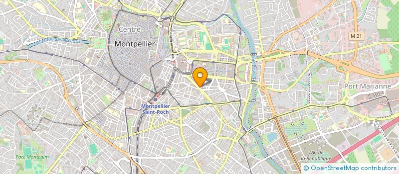 localisation de l'entreprise MONSIEUR OLIVIER AGUILAR à MONTPELLIER