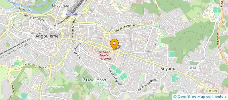 localisation de l'entreprise MONSIEUR OLIVIER AHYI à ANGOULEME
