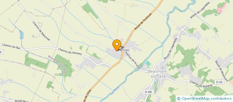 localisation de l'entreprise MONSIEUR OLIVIER AKNIN  BEAUMONT-SUR-LEZE