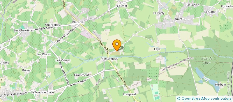 localisation de l'entreprise MONSIEUR OLIVIER ALACOQUE  SAINT-GEORGES-DE-RENEINS