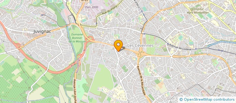 localisation de l'entreprise MONSIEUR OLIVIER ALBERT à MONTPELLIER