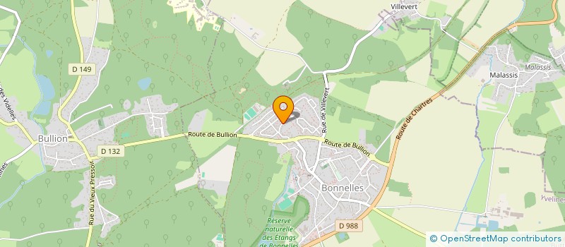 localisation de l'entreprise MONSIEUR OLIVIER ALCOUFFE  BONNELLES