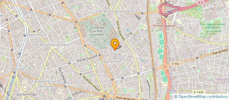 localisation de l'entreprise MONSIEUR OLIVIER ALEXANDRE  PARIS