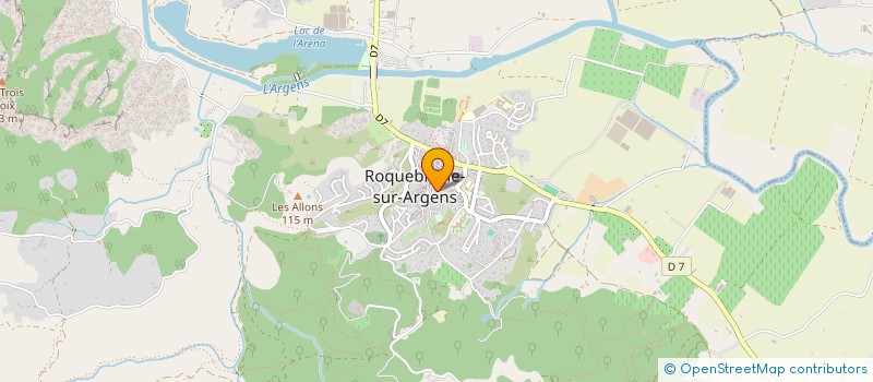 localisation de l'entreprise MONSIEUR OLIVIER ALEXANDRE à ROQUEBRUNE-SUR-ARGENS