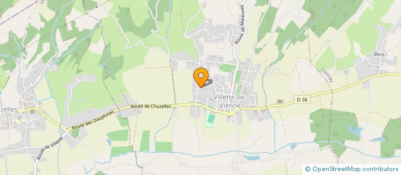 localisation de l'entreprise MONSIEUR OLIVIER ALFANO  VILLETTE-DE-VIENNE