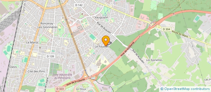 localisation de l'entreprise MONSIEUR OLIVIER ALLAIN à LE MANS