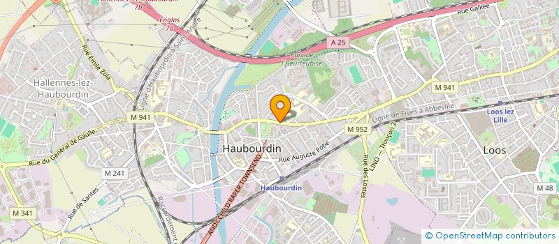 localisation de l'entreprise MONSIEUR OLIVIER ALLAIN  HAUBOURDIN