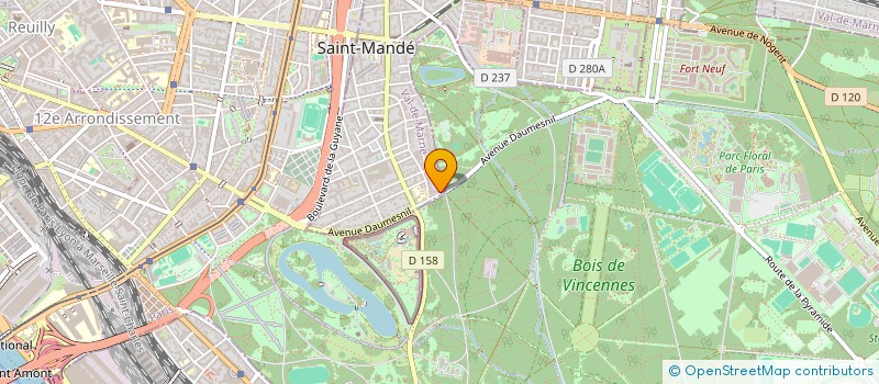 localisation de l'entreprise MONSIEUR OLIVIER ALLALI  SAINT-MANDE