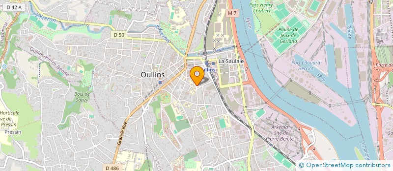 localisation de l'entreprise MONSIEUR OLIVIER ALLARD-JACQUIN  OULLINS-PIERRE-BENITE