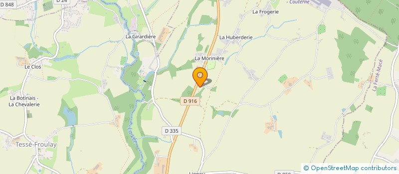 localisation de l'entreprise MONSIEUR OLIVIER ALLEAUME à RIVES D'ANDAINE