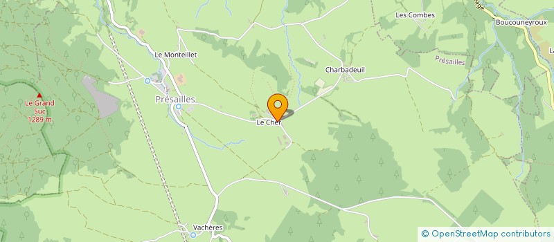 localisation de l'entreprise MONSIEUR OLIVIER ALLEMAND  PRESAILLES