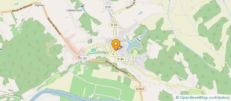 localisation de l'entreprise MONSIEUR OLIVIER ALLES  LAFRANCAISE