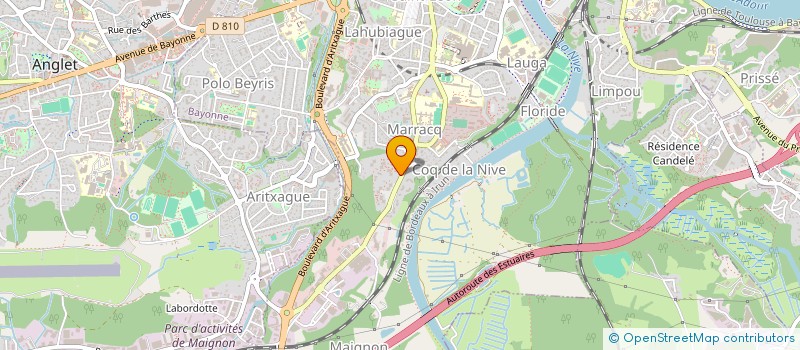 localisation de l'entreprise MONSIEUR OLIVIER ALLIOT à BAYONNE