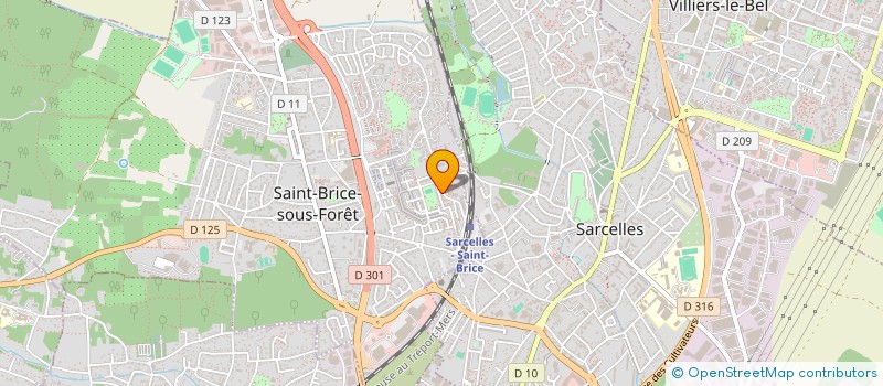 localisation de l'entreprise MONSIEUR OLIVIER ALLY KASSIDI  SAINT-BRICE-SOUS-FORET